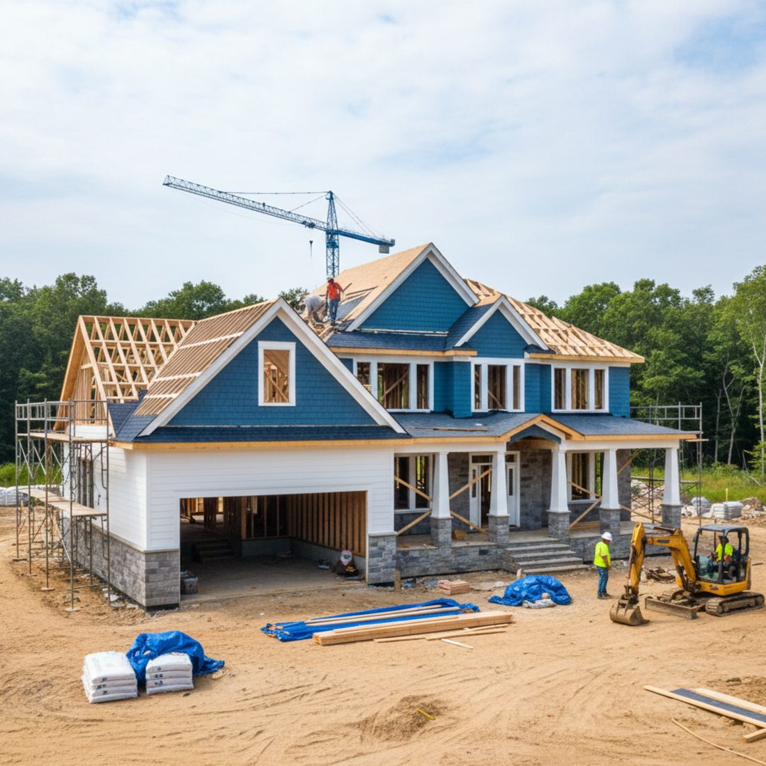 Home under construction